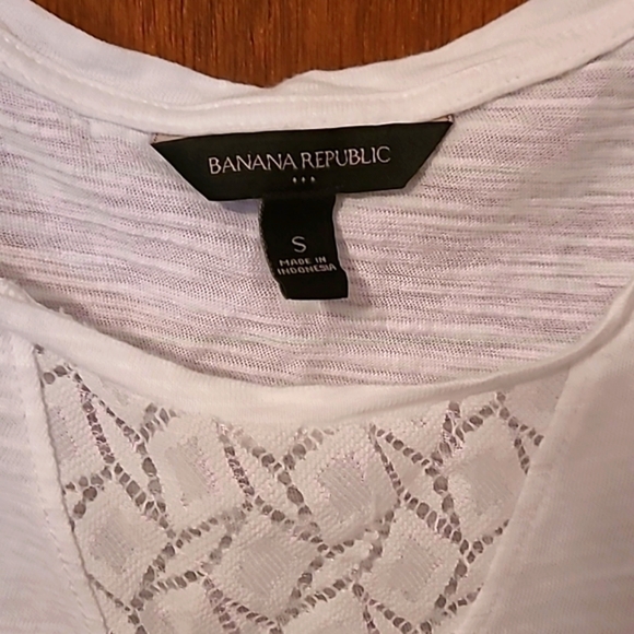 Banana Republic white  tank top S - Picture 2 of 4